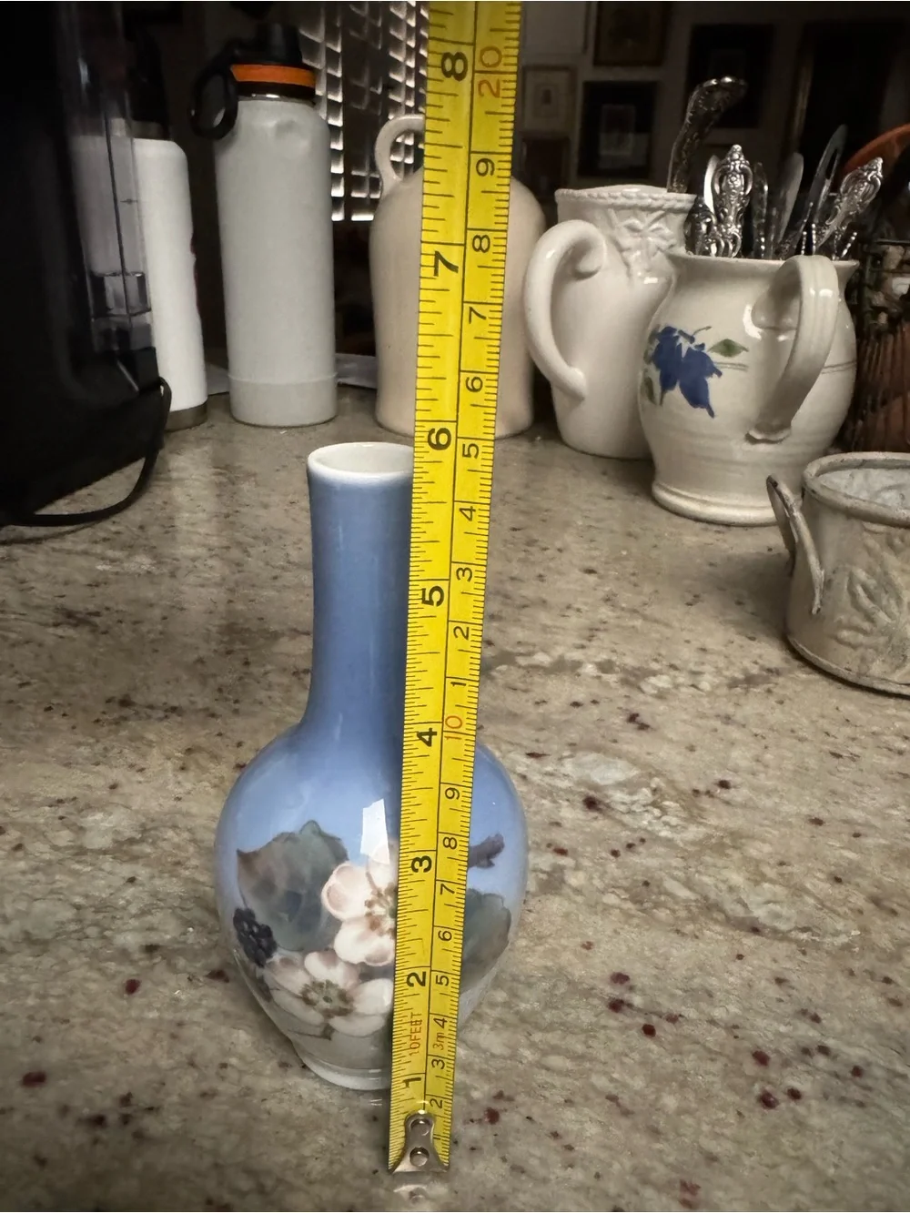 Royal Copenhagen Blackberry Branch Bud Vase